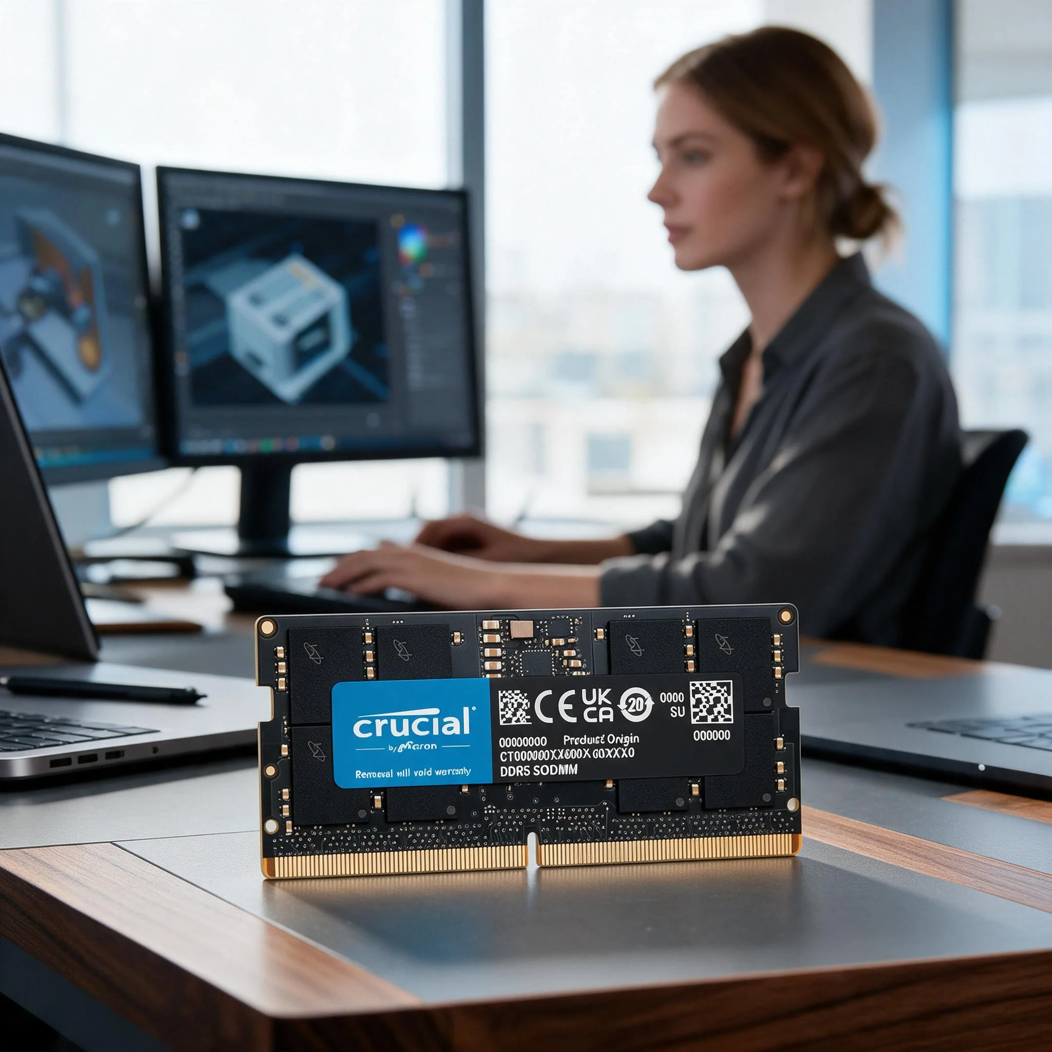 Crucial DDR5 RAM Memory SODIMM - đánh giá và giá Ddr5 4800Mhz