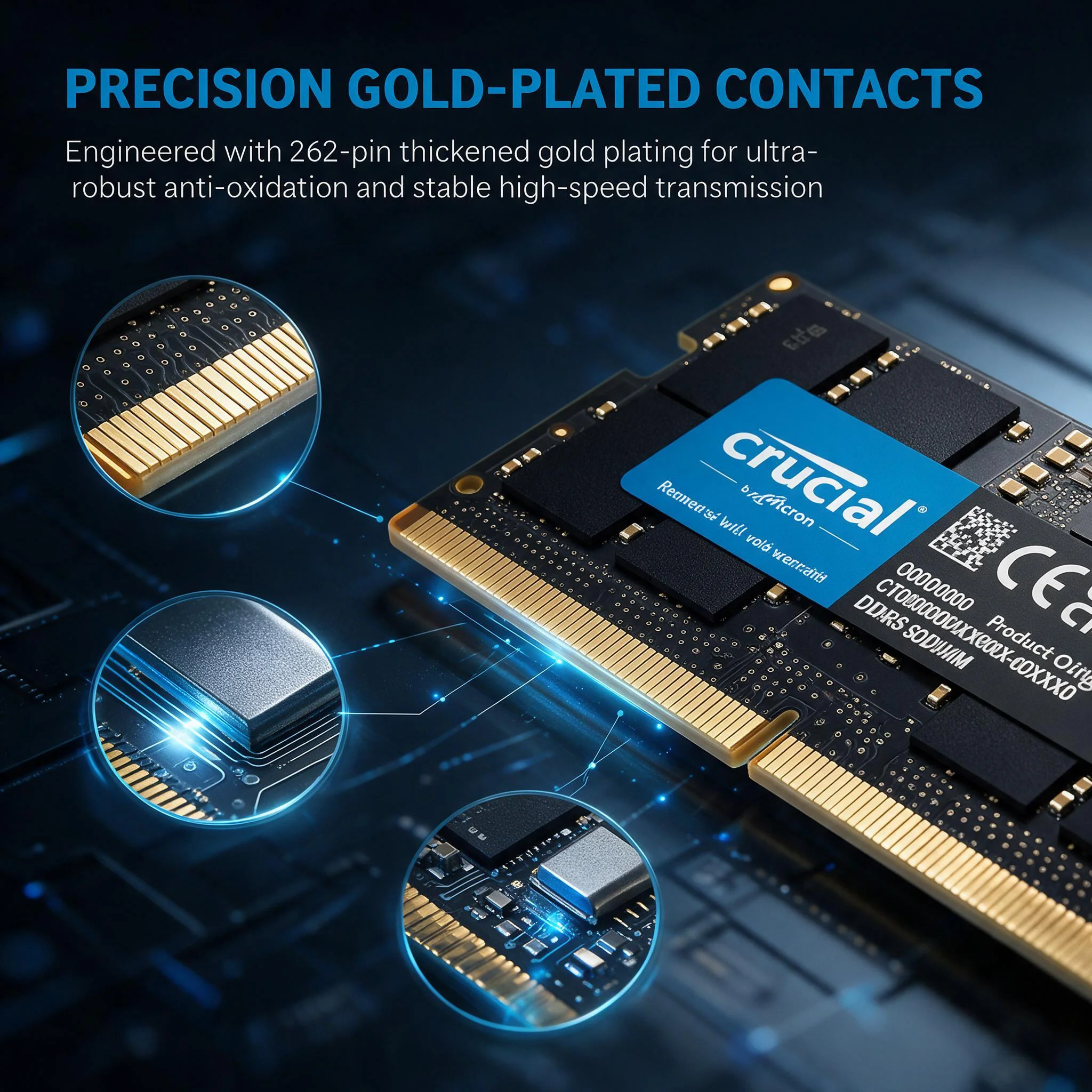 Crucial DDR5 RAM Memory SODIMM - đánh giá và giá Ddr5 4800Mhz
