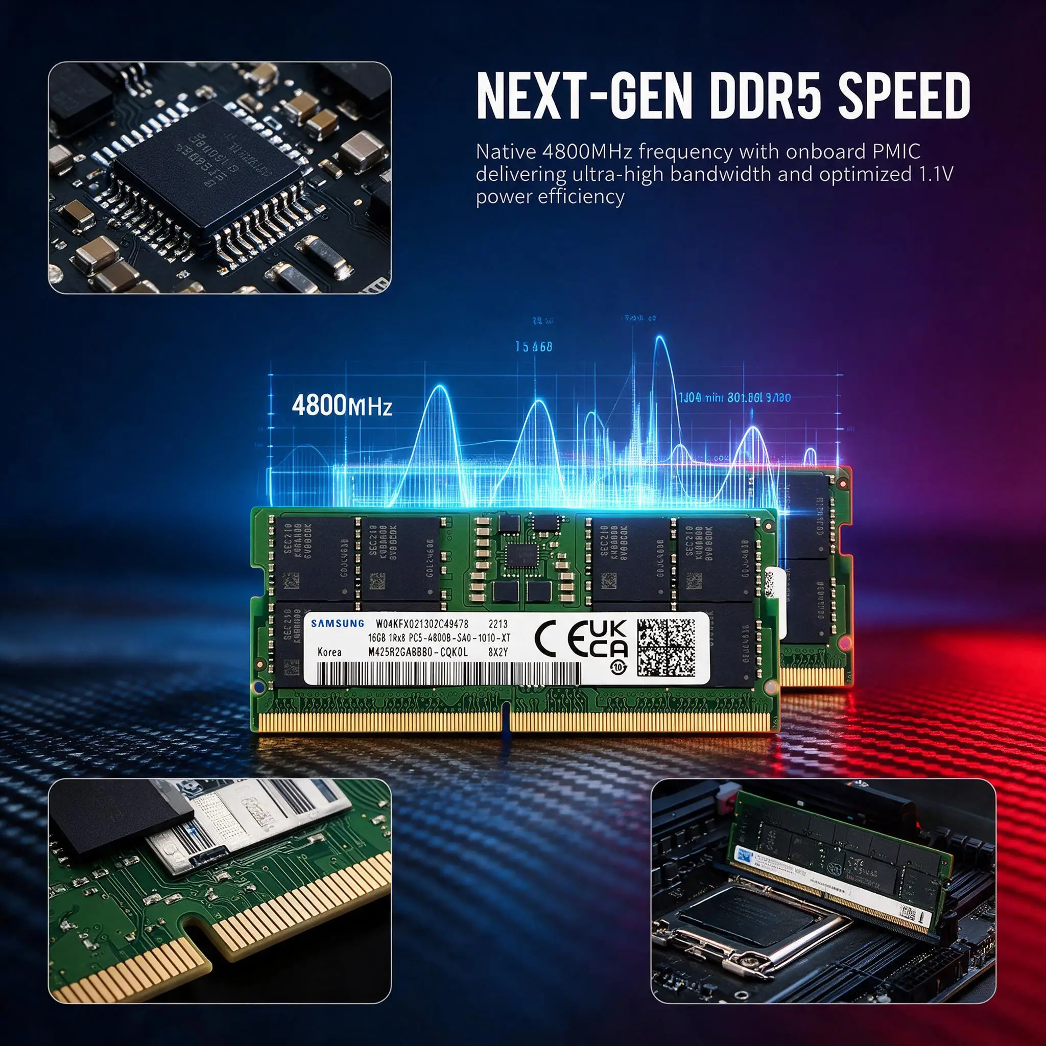 SAMSUNG DDR5 SODIMM RAM 8GB 8G - đánh giá và giá Ddr5 Sodimm