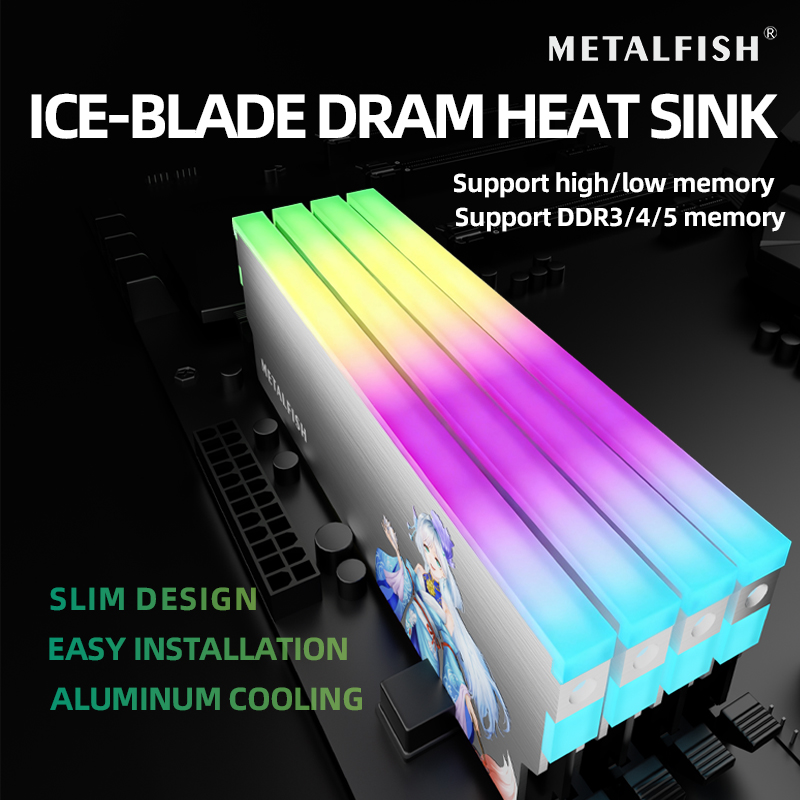 METALFISH DRAM Heatsink 5V-3PI - đánh giá và giá Ddr5 Memory