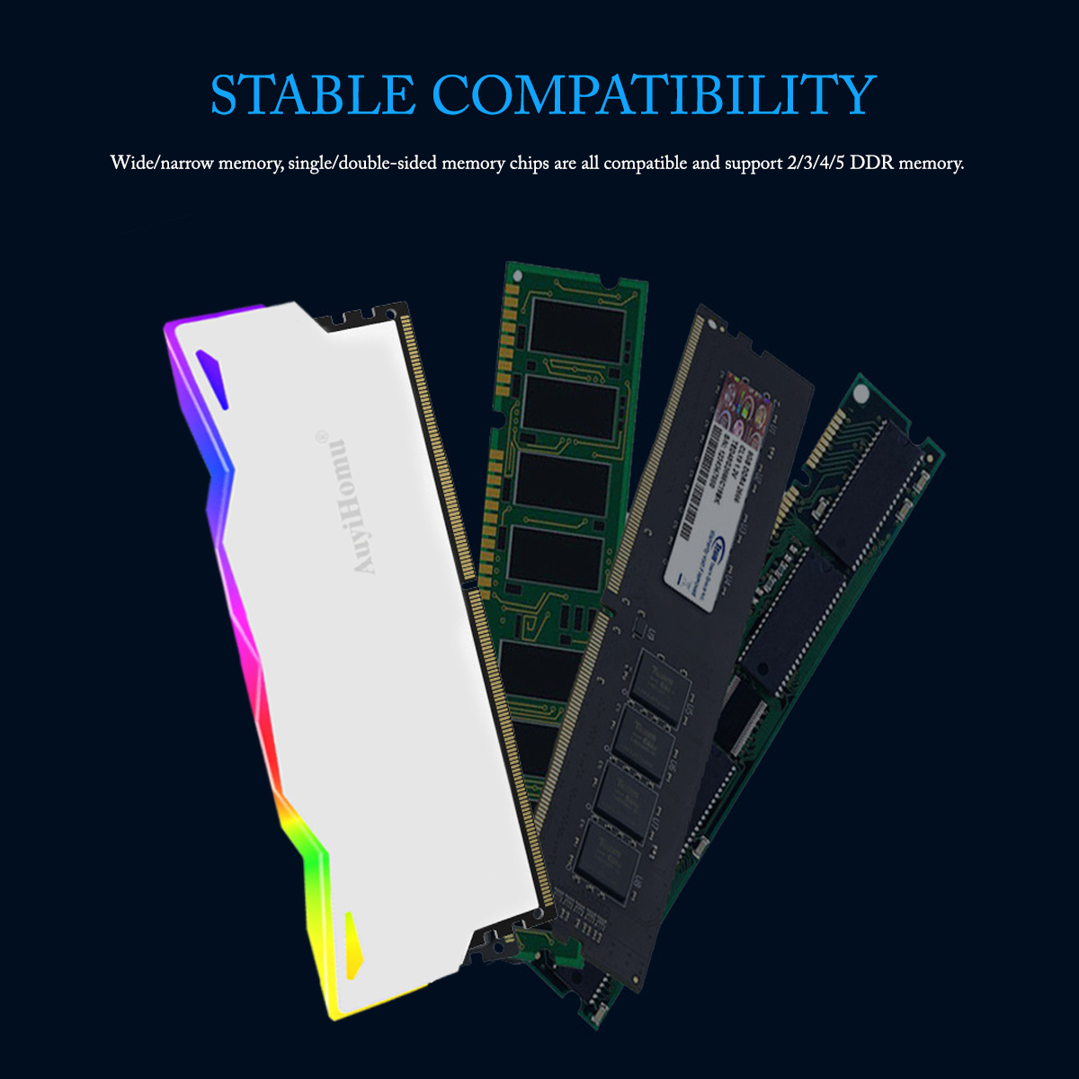 AuyiHomu RGB Heatsink, 5V 3Pin - đánh giá và giá Ddr5 Memory