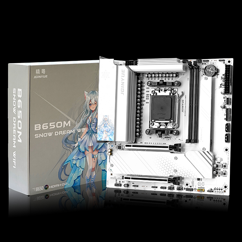 JGINYUE B650M Snow Dream WiFi  - đánh giá và giá Ddr5 Rgb Ram